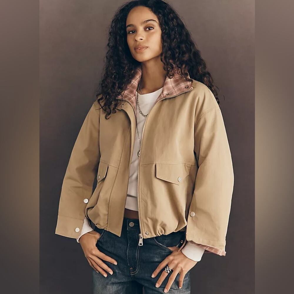 Anthropologie Pilcro Bubble Utility Jacket
